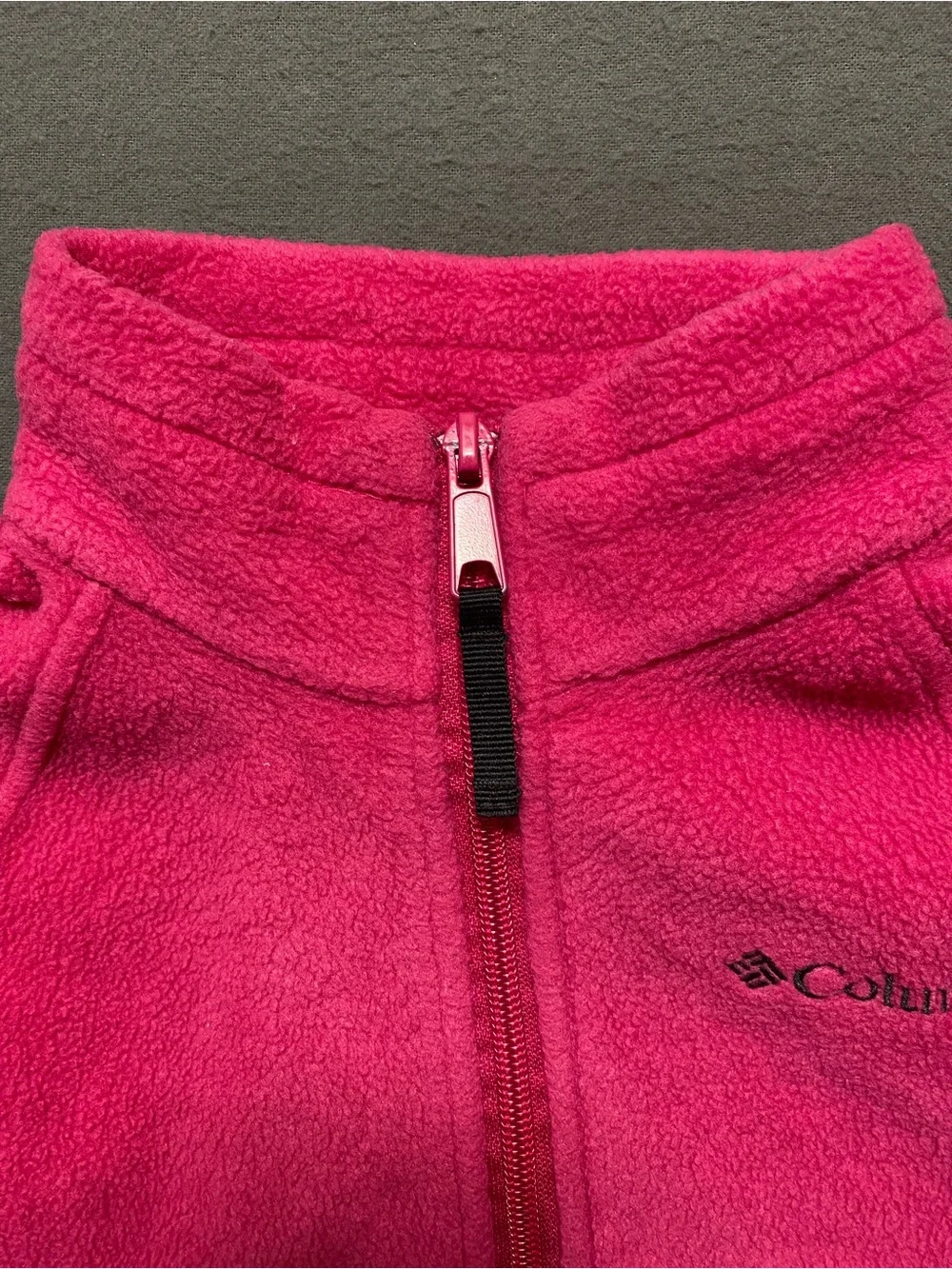 Columbia Bright Pink Fleece Jacket 3T